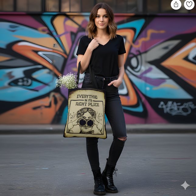 Everything in Its Right Place Tote (Criador carregado)