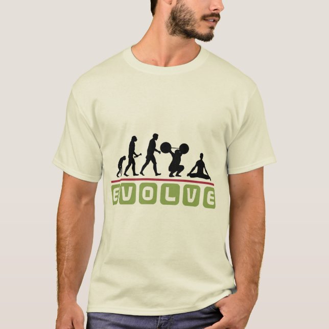 Evolua o t-shirt da ioga (Frente)