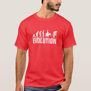 Evolução De Um Design De T-shirt Do Biker Vermel