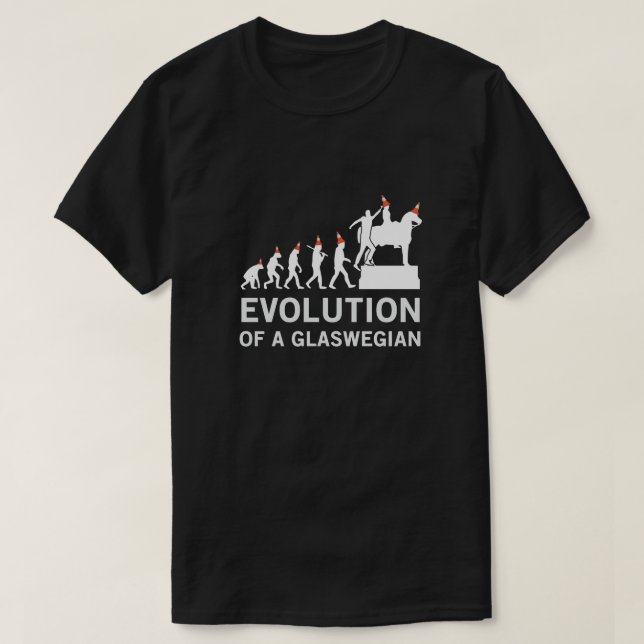 Evolução de uma camisa Glaswegiana (Glasgow) (Frente do Design)
