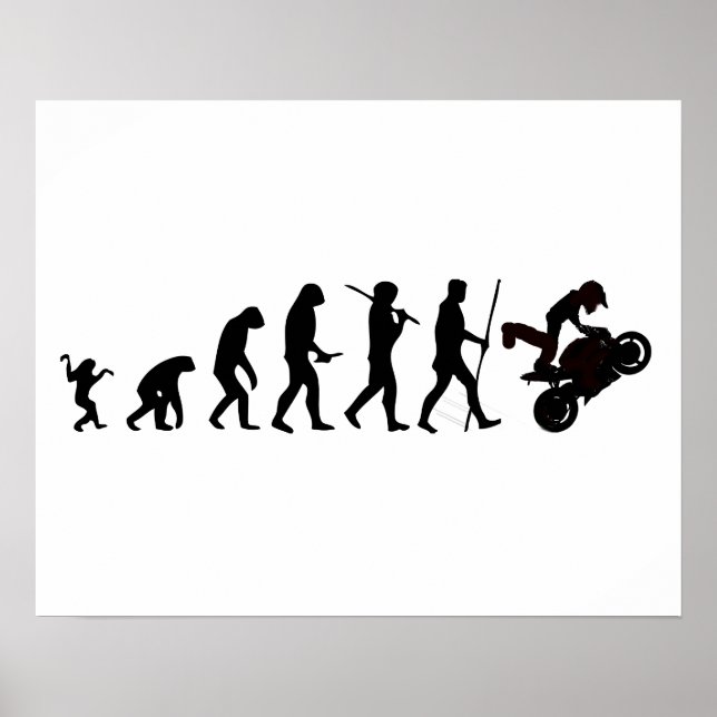 Evolução do Poster de Moto (Frente)