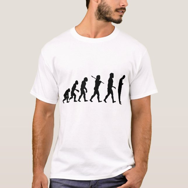 Evolução do t-shirt de Texting do homem (Frente)