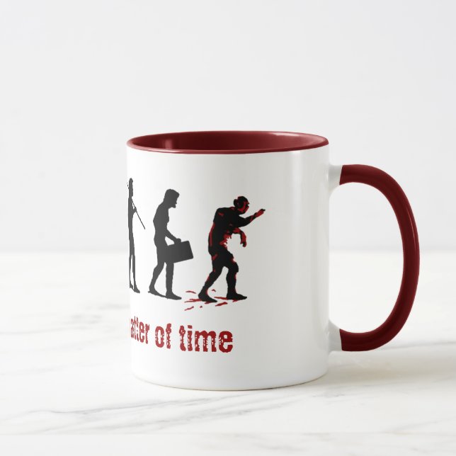 Evolução do zombi - caneca (Direita)