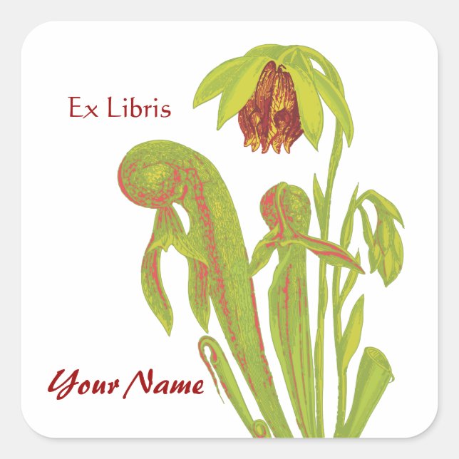 Ex-Libris Pitcher — Adesivos (Frente)