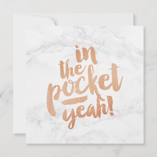 Exame De Graduação De Cartão De Parabéns No Bolso (Frente)