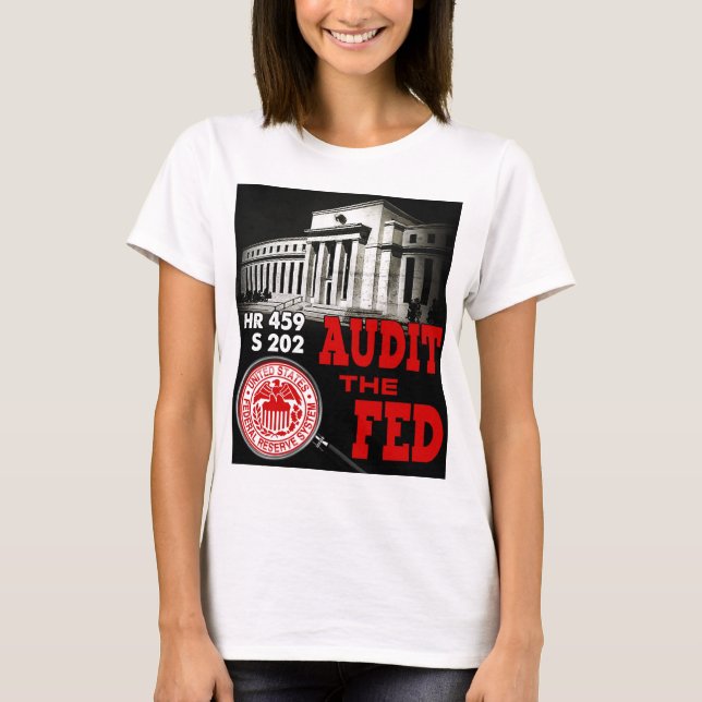 Examine a fêmea do t-shirt de Fed (Frente)