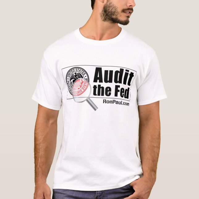 Examine o homem do t-shirt de Fed (Frente)