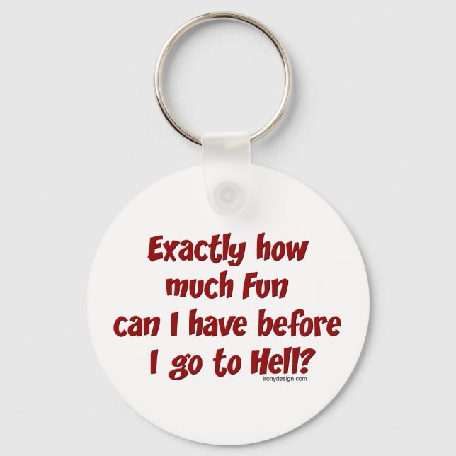 Exatamente Que Chaveiro Divertido (Frente)