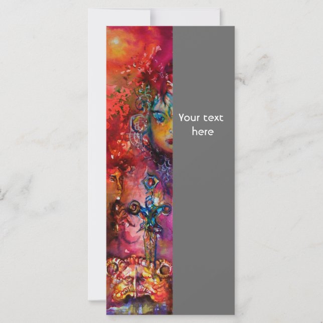 EXCALIBUR ESPADA Lenda Arturiana Vermelho Cinza (Frente)