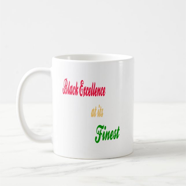 Excelência negra na sua melhor caneca de café (Esquerda)