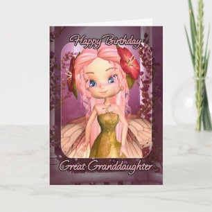 Excelente - cartão de aniversário da neta - feira