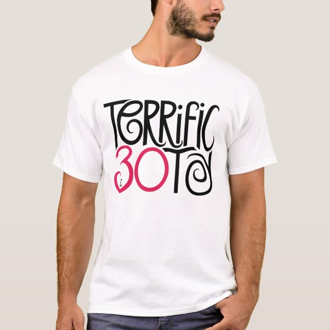 Excelente com 30 T-shirt (Frente)
