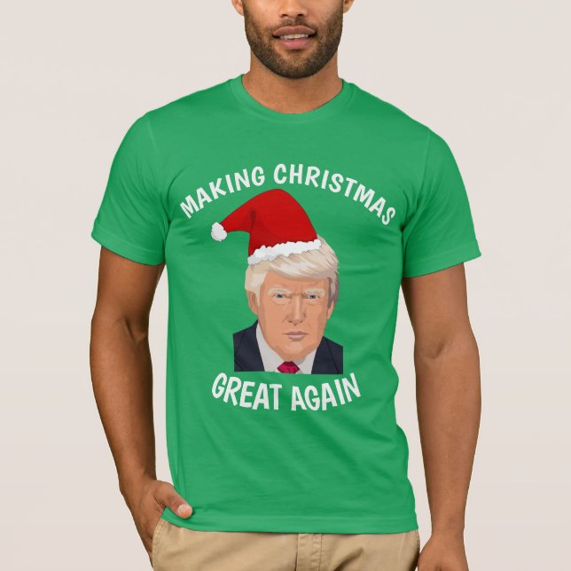 EXCELENTE DE NATAL DE fazer DE NOVAMENTE T-Shirts (Frente)