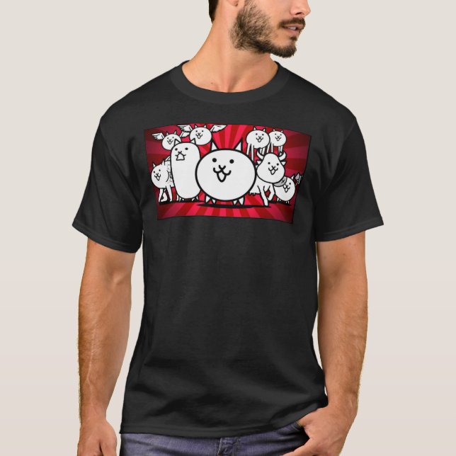 excelente de nyanko batalha gatos Classic T-Shirt (Frente)