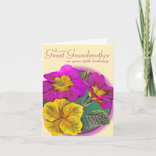 Excelente do Primula - cartão de aniversário
