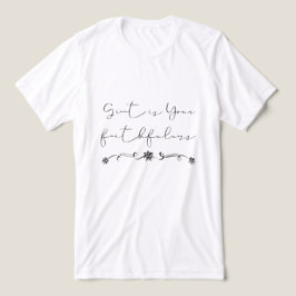 Excelente é a camiseta de fé Faith Christian