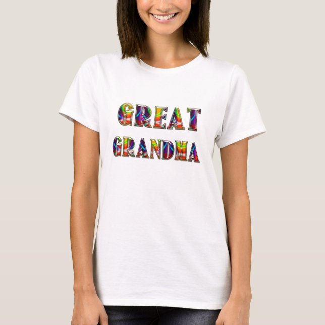 Excelente Grandma T-Shirt (Frente)