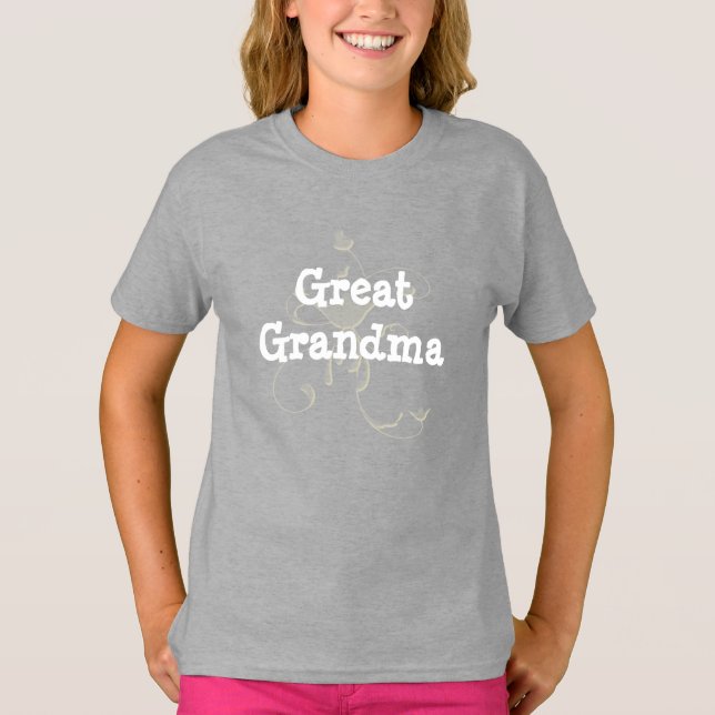 Excelente Grandma T-Shirts (Frente)