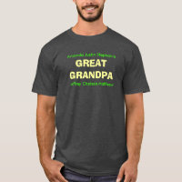 EXCELENTE GRANDPA - Camisa T Personalizável