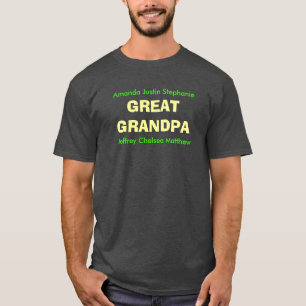 EXCELENTE GRANDPA - Camisa T Personalizável