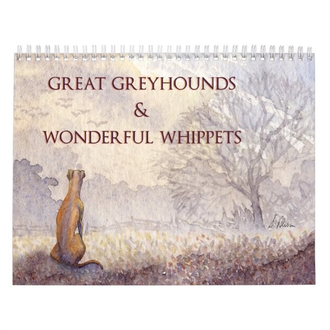 Excelente Greyhounds & WonMarlinda Calendário de W (Capa)