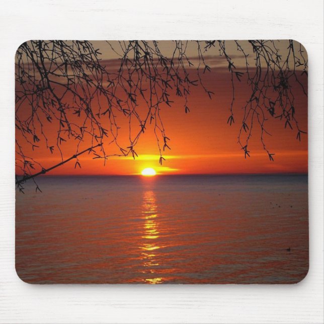 Excelente Lagos Sunset por Bobby Mikul mousepad (Frente)