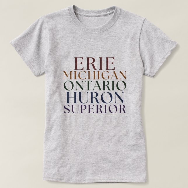 Excelente Lagos Tee Michigan - T-shirts (Frente do Design)