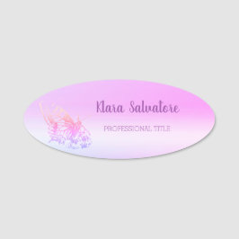 Excelente maravilhoso Nome de etiqueta de borbolet