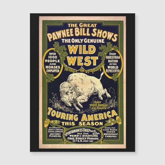 Excelente Pawnee Bill 1903 - Vintage Wild West (Frente)