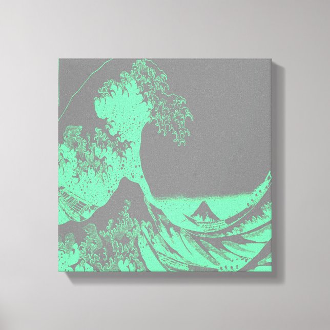 Excelente Wave Seafoam Green & Canvas (Frente)