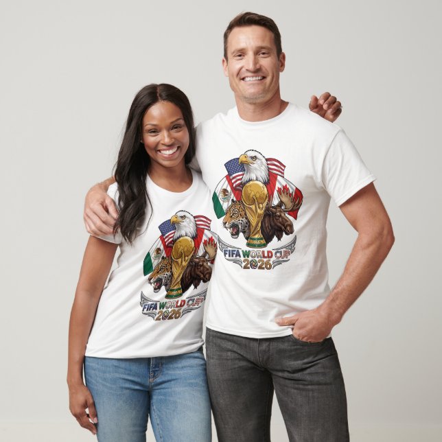 Exclusive 2026 FIFA World Cup Host Nations T-Shirt (Unissex)