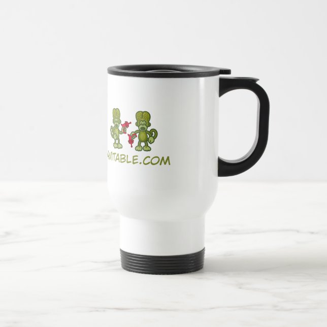 Exclusive invadido! caneca de viagem (Direita)