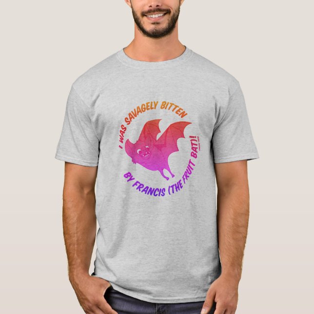 Exclusivo Francis, o fruitbat Rainbow T-Shirt (Frente)