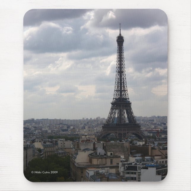 Excursão Eiffel Mousepad do La (Frente)