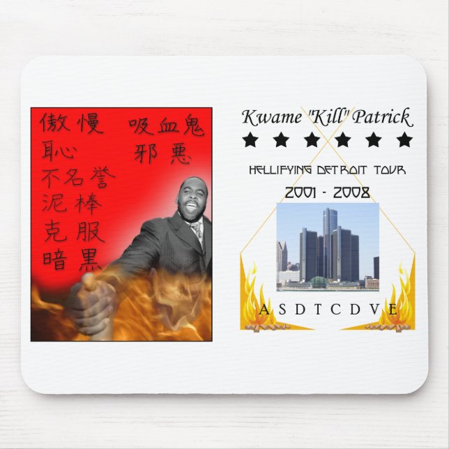 Excursão Mousepad de Kwame Detroit (Frente)