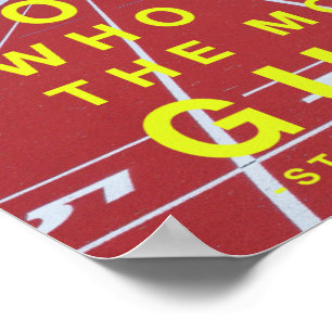 Executando Poster de Motivação Steve Prefontaine