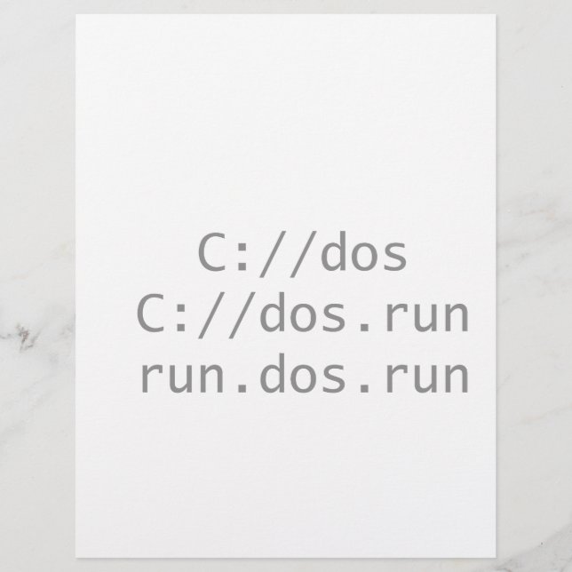 Executar DOS, engraçado nerd (Frente)