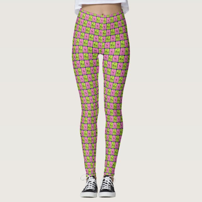 Executar leggings de palavras de mesa periódicas 1 (Frente)