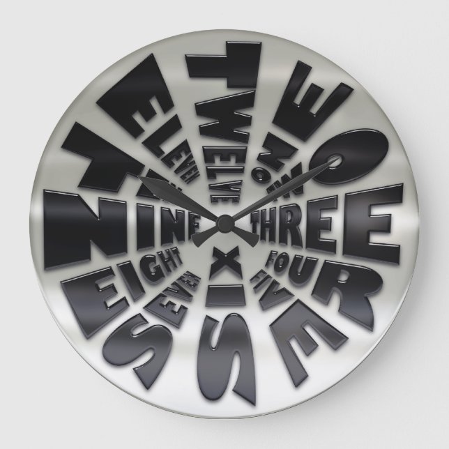 Executivo de Relógio de Hora do Word (Frente)