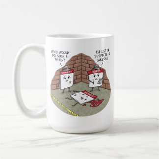 Exemplo da caneca de café dos desenhos animados da