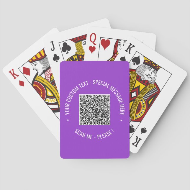 Exemplo de Cartas de Baralho com Texto Personaliza (Verso)