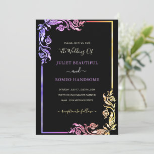 Exemplo de Convite para Casamento de Design