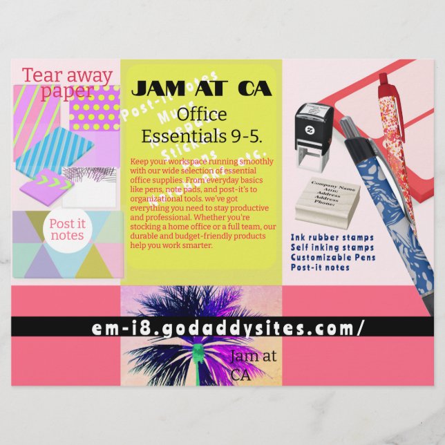 Exemplo de folheto (Frente)