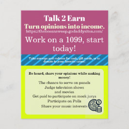 Exemplo de folheto comercial