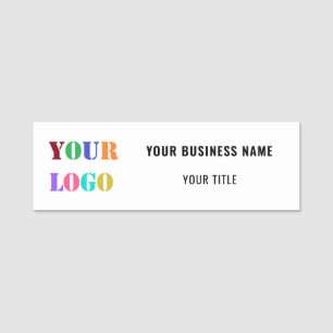Exemplo de Nome de etiqueta comercial do logotipo