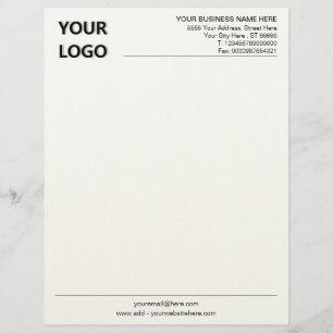 Exemplo de Papel Timbrado com Logotipo e Código QR