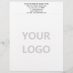 Exemplo de Papel Timbrado com Logotipo e Informaçõ