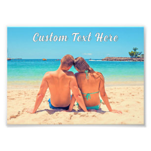Exemplo de Poster Personalizado com Texto e Foto