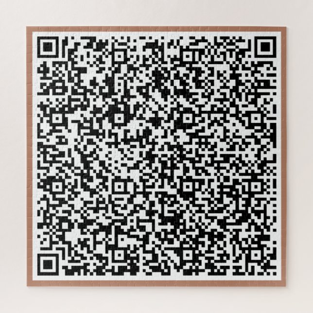 Exemplo de Quebra-cabeça de Código QR Personalizad (Vertical)