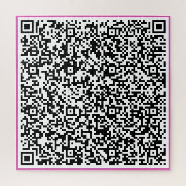 Exemplo de Quebra-cabeça de Código QR Personalizad (Vertical)